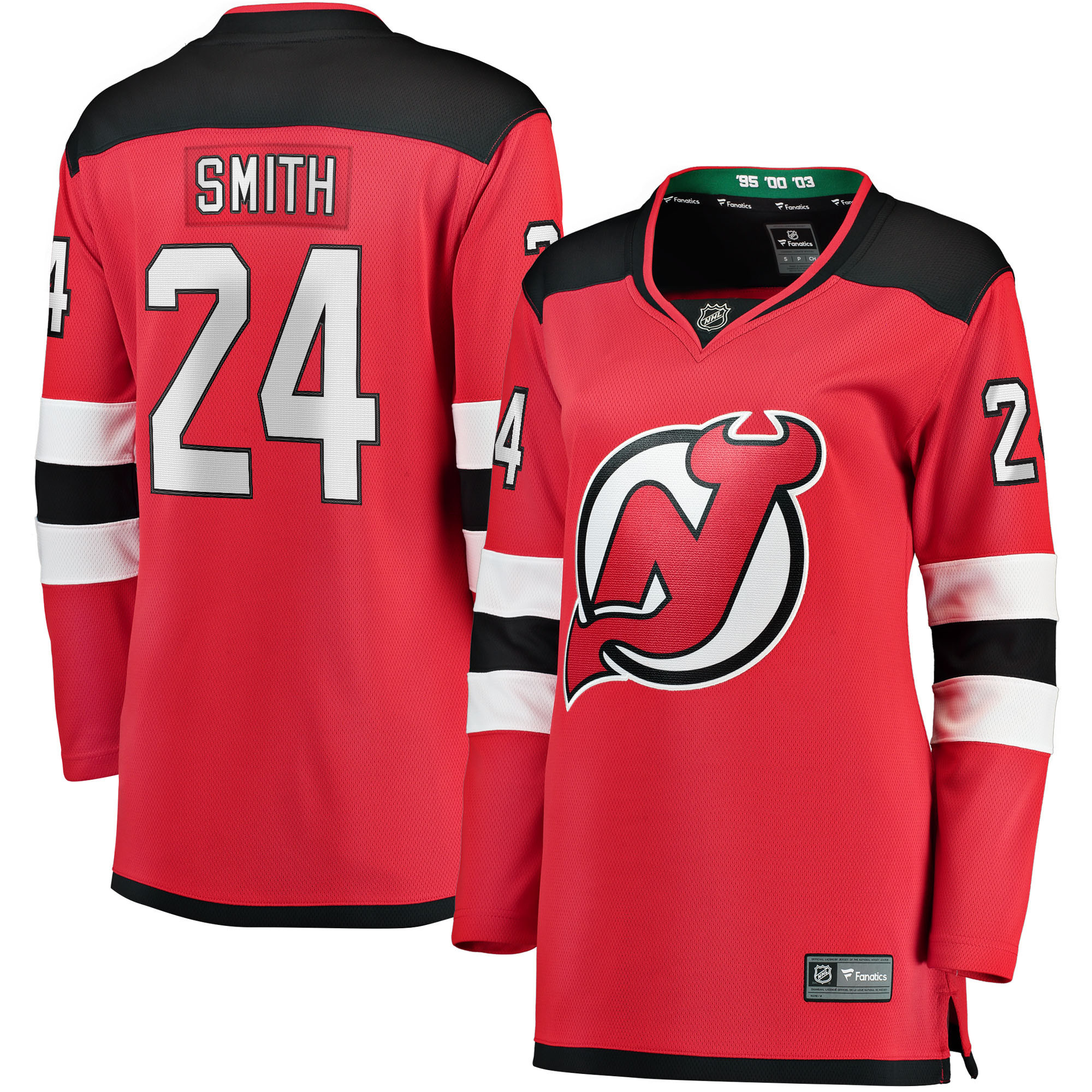 Ty Smith New Jersey Devils Fanatics Branded Womens Home Breakaway Player Jersey - Red Nhl