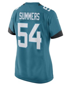 Ty Summers Jacksonville Jaguars Women's Game Player Jersey - Teal