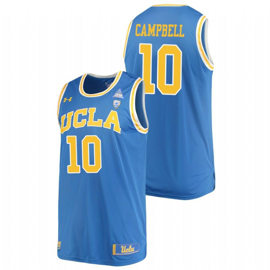 Tyger Campbell 10 UCLA Bruins 2023 College Basketball Performance Men Jersey - Blue
