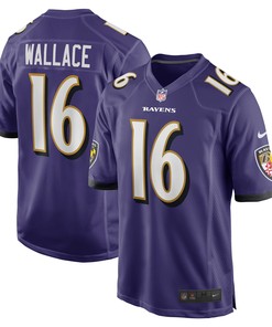 Tylan Wallace Baltimore Ravens Game Jersey - Purple Nfl