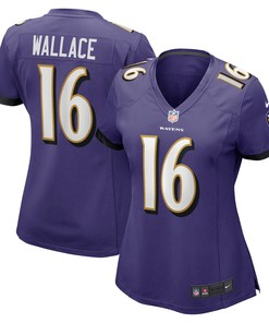 Tylan Wallace Baltimore Ravens Womens Game Jersey - Purple Nfl