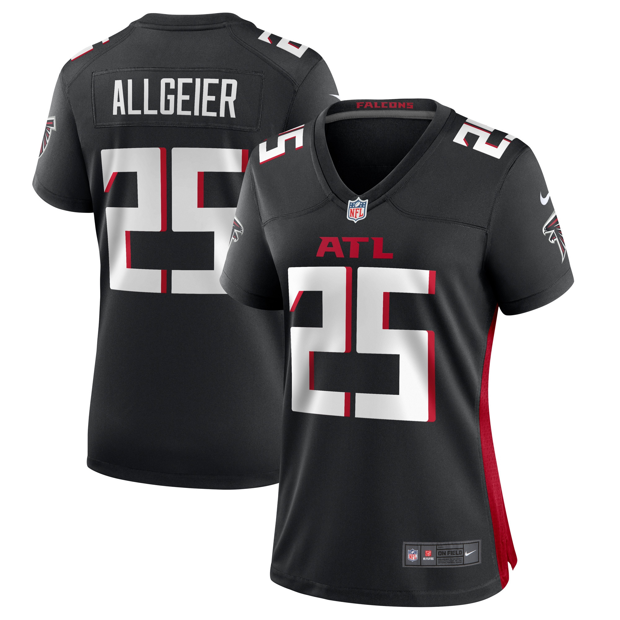 Tyler Allgeier Atlanta Falcons Womens Player Game Jersey - Black Nfl