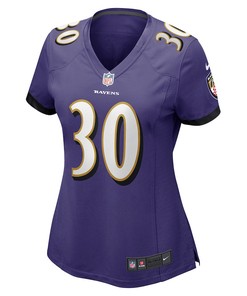 Tyler Badie Baltimore Ravens Women's Player Game Jersey - Purple