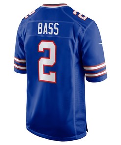 Tyler Bass 2 Buffalo Bills Game Player Jersey - Royal