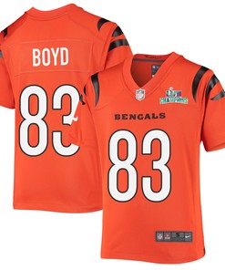 Tyler Boyd 83 Cincinnati Bengals Super Bowl LVII Champions Youth Alternate Game Jersey - Black