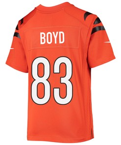 Tyler Boyd 83 Cincinnati Bengals Super Bowl LVII Champions Youth Alternate Game Jersey - Black