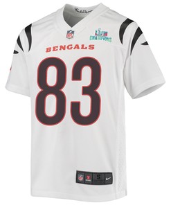 Tyler Boyd 83 Cincinnati Bengals Super Bowl LVII Champions Youth Game Jersey - White