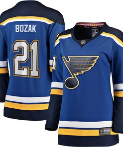 Tyler Bozak St. Louis Blues Fanatics Branded Womens Home Breakaway Player Jersey - Blue Nhl