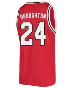 Tyler Broughton 24 San Diego State Aztecs 2023 Basketball Jersey- Men Red