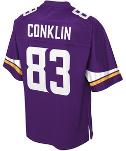 Tyler Conklin Minnesota Vikings Nfl Pro Line Player Jersey - Purple
