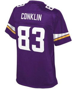 Tyler Conklin Minnesota Vikings Nfl Pro Line Womens Player Jersey - Purple