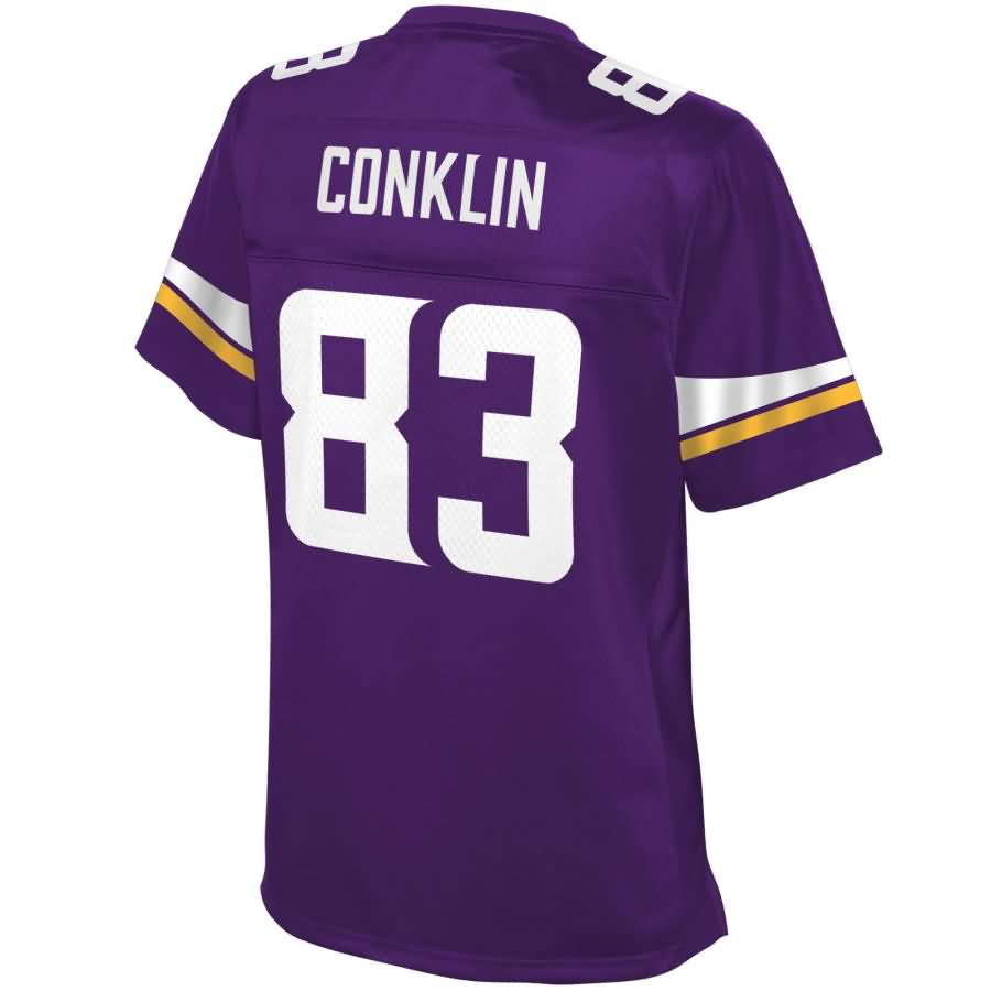 Tyler Conklin Minnesota Vikings Nfl Pro Line Womens Player Jersey - Purple