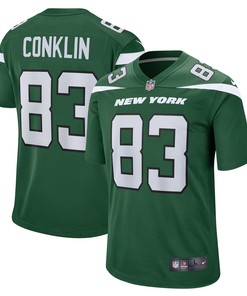 Tyler Conklin New York Jets Game Jersey - Gotham Green Nfl