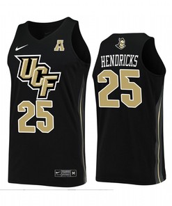 Tyler Hendricks 25 UCF Knights Uniform Jersey College Basketball Black