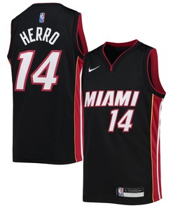 Tyler Herro Miami Heat 2021/22 Diamond Swingman Jersey - Icon Edition - Black Nba
