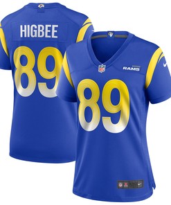 Tyler Higbee Los Angeles Rams Womens Game Player Jersey - Royal Nfl