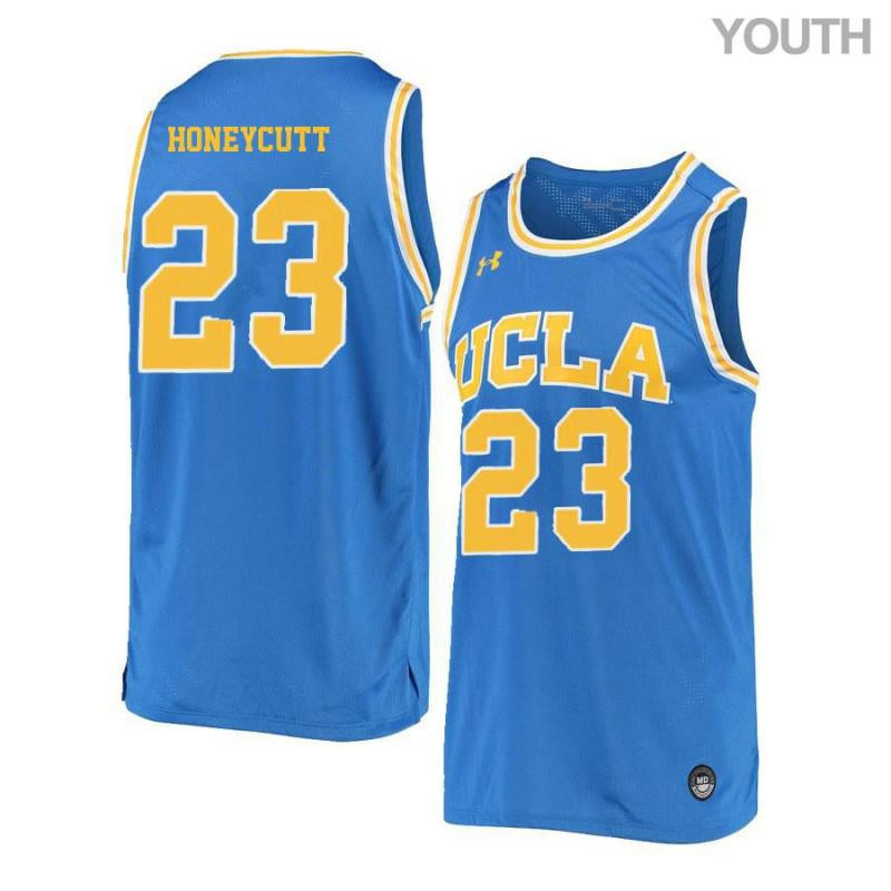 Tyler Honeycutt 23 UCLA Bruins Retro Elite Basketball Youth Jersey - Blue
