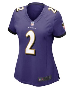 Tyler Huntley 2 Baltimore Ravens Women's Game Jersey - Purple
