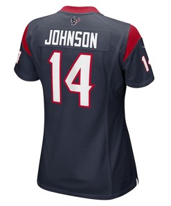 Tyler Johnson Houston Texans Women's Game Player Jersey - Navy