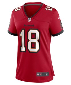 Tyler Johnson Tampa Bay Buccaneers Women's Home Game Player Jersey - Red