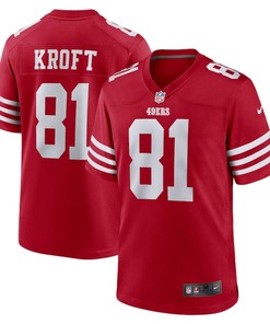 Tyler Kroft San Francisco 49ers Game Player Jersey - Scarlet