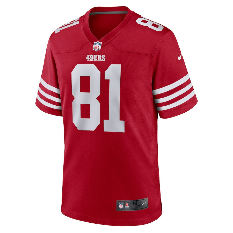 Tyler Kroft San Francisco 49ers Game Player Jersey - Scarlet