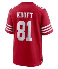 Tyler Kroft San Francisco 49ers Game Player Jersey - Scarlet