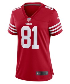 Tyler Kroft San Francisco 49ers Women's Game Player Jersey - Scarlet