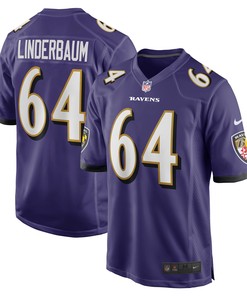 Tyler Linderbaum Baltimore Ravens 2022 Nfl Draft First Round Pick Game Jersey - Purple Nfl