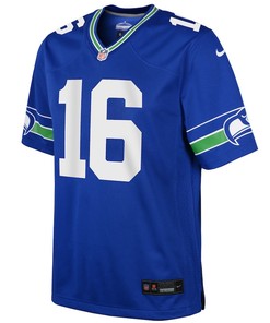 Tyler Lockett 16 Seahawks Throwback Game Youth Jersey - Royal