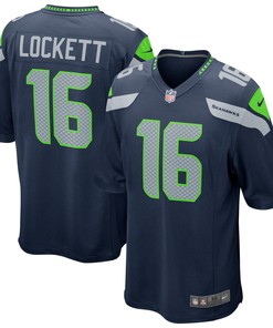 Tyler Lockett Seattle Seahawks Game Jersey College Navy Nfl