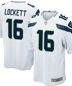 Tyler Lockett Seattle Seahawks Game Jersey - White Nfl
