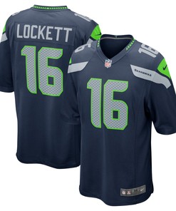 Tyler Lockett Seattle Seahawks Game Team Jersey - College Navy Nfl