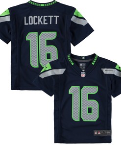 Tyler Lockett Seattle Seahawks Preschool Game Jersey - College Navy Nfl