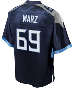 Tyler Marz Tennessee Titans Nfl Pro Line Player Jersey - Navy