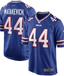 Tyler Matakevich Buffalo Bills Game Player Jersey - Royal Nfl