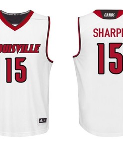 Tyler Sharpe 15 Louisville Cardinals College Basketball Men Jersey - White