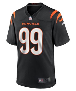 Tyler Shelvin 99 Cincinnati Bengals Game Jersey - Black