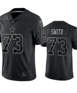 Tyler Smith 73 Dallas Cowboys Black Reflective Limited Jersey - Men