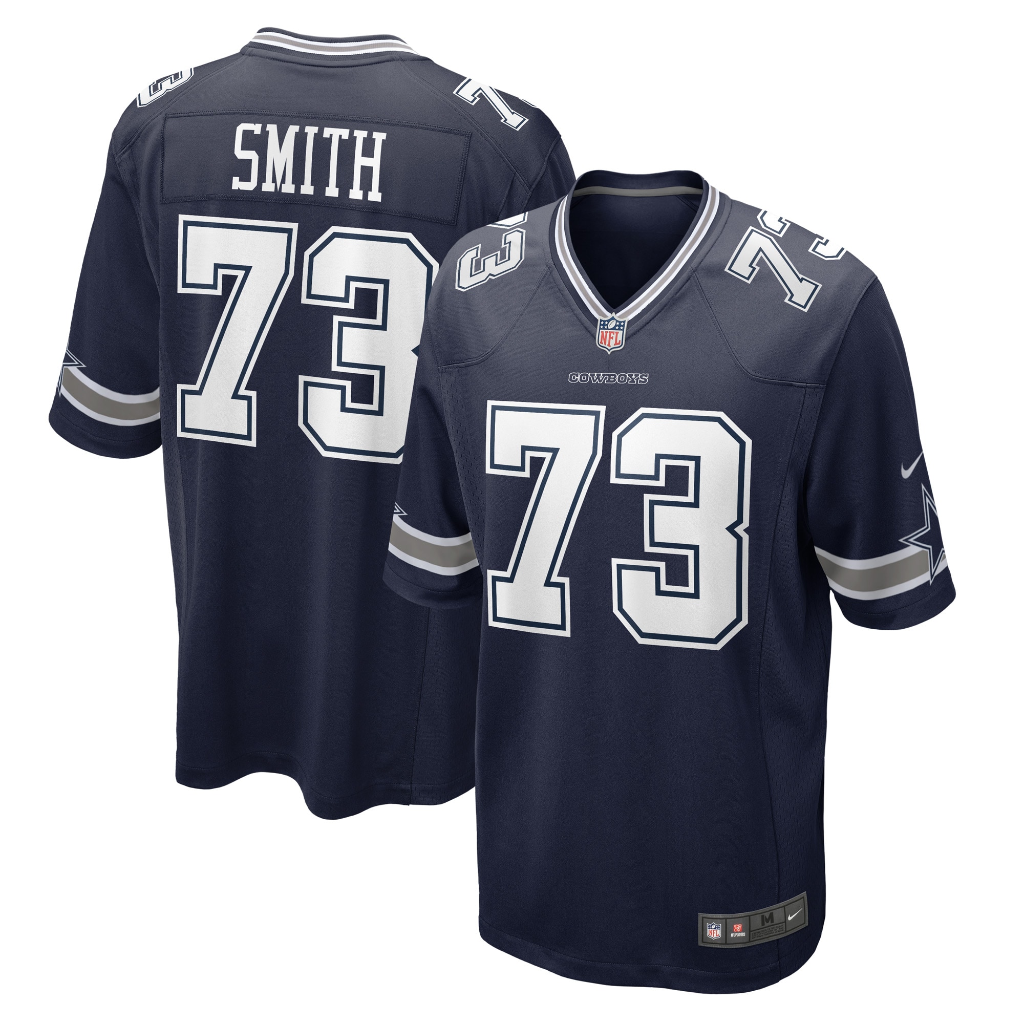 Tyler Smith Dallas Cowboys 2022 Nfl Draft First Round Pick Game Jersey - Navy