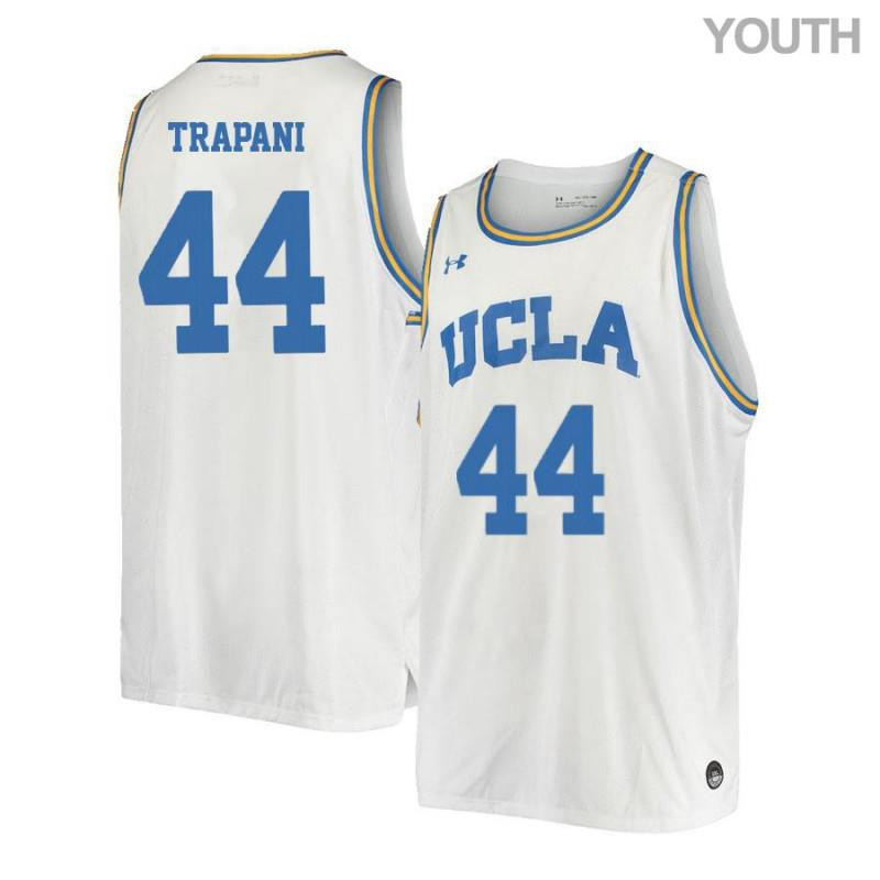 Tyler Trapani 44 UCLA Bruins Retro Elite Basketball Youth Jersey - White