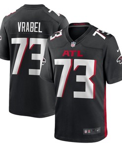 Tyler Vrabel Atlanta Falcons Player Game Jersey - Black