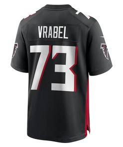Tyler Vrabel Atlanta Falcons Player Game Jersey - Black