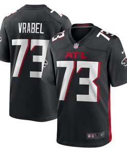 Tyler Vrabel Atlanta Falcons Player Game Jersey - Black Nfl