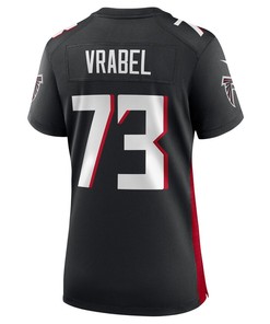 Tyler Vrabel Atlanta Falcons Women's Player Game Jersey - Black