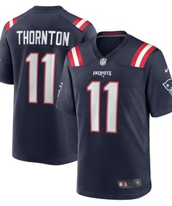 Tyquan Thornton New England Patriots Game Player Jersey - Navy