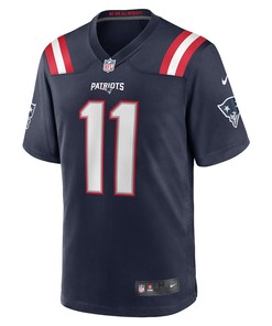 Tyquan Thornton New England Patriots Game Player Jersey - Navy