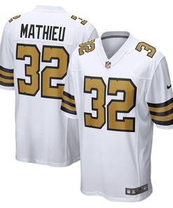 Tyrann Mathieu 32 New Orleans Saints Player Game Jersey - White