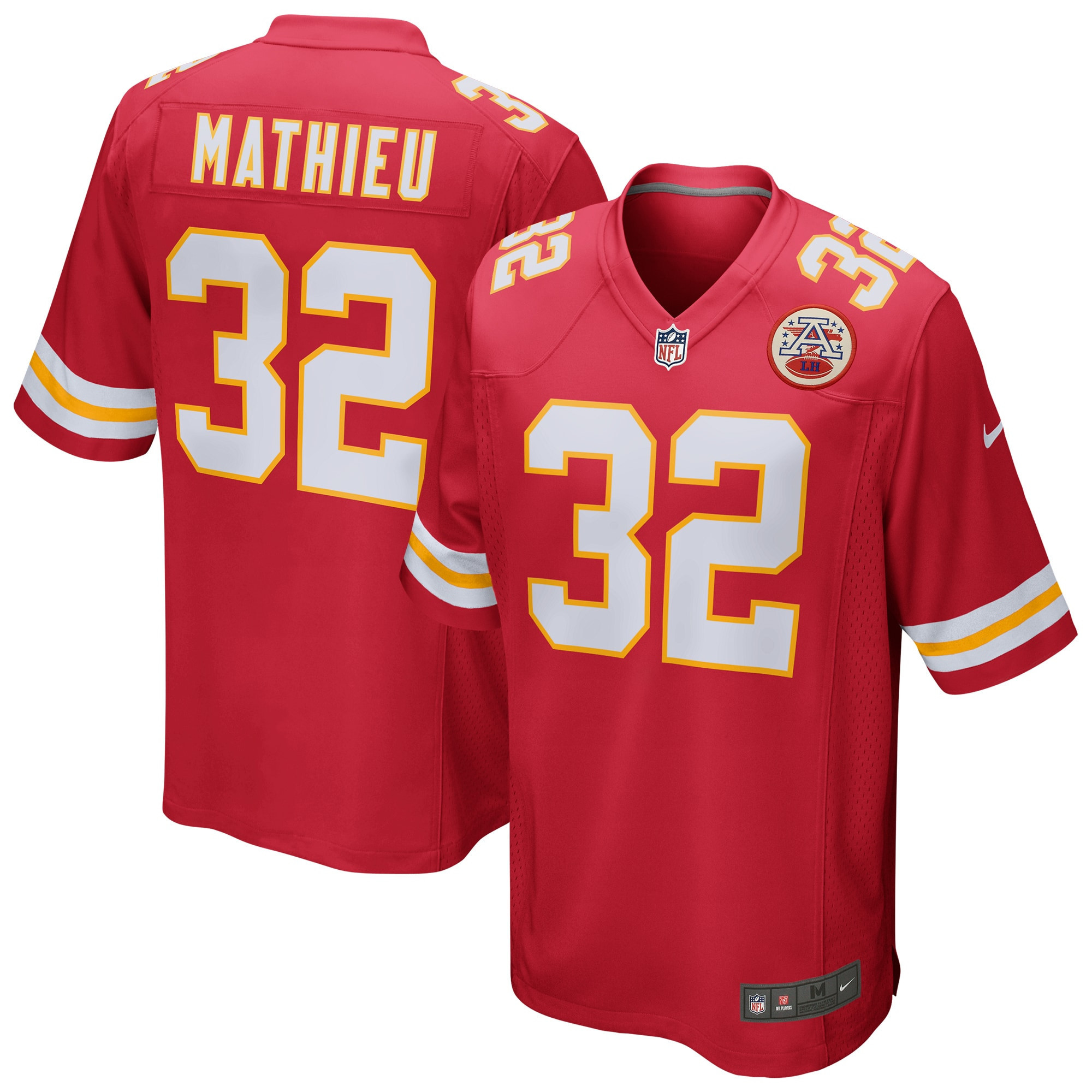 Tyrann Mathieu Kansas City Chiefs Game Jersey - Red Nfl