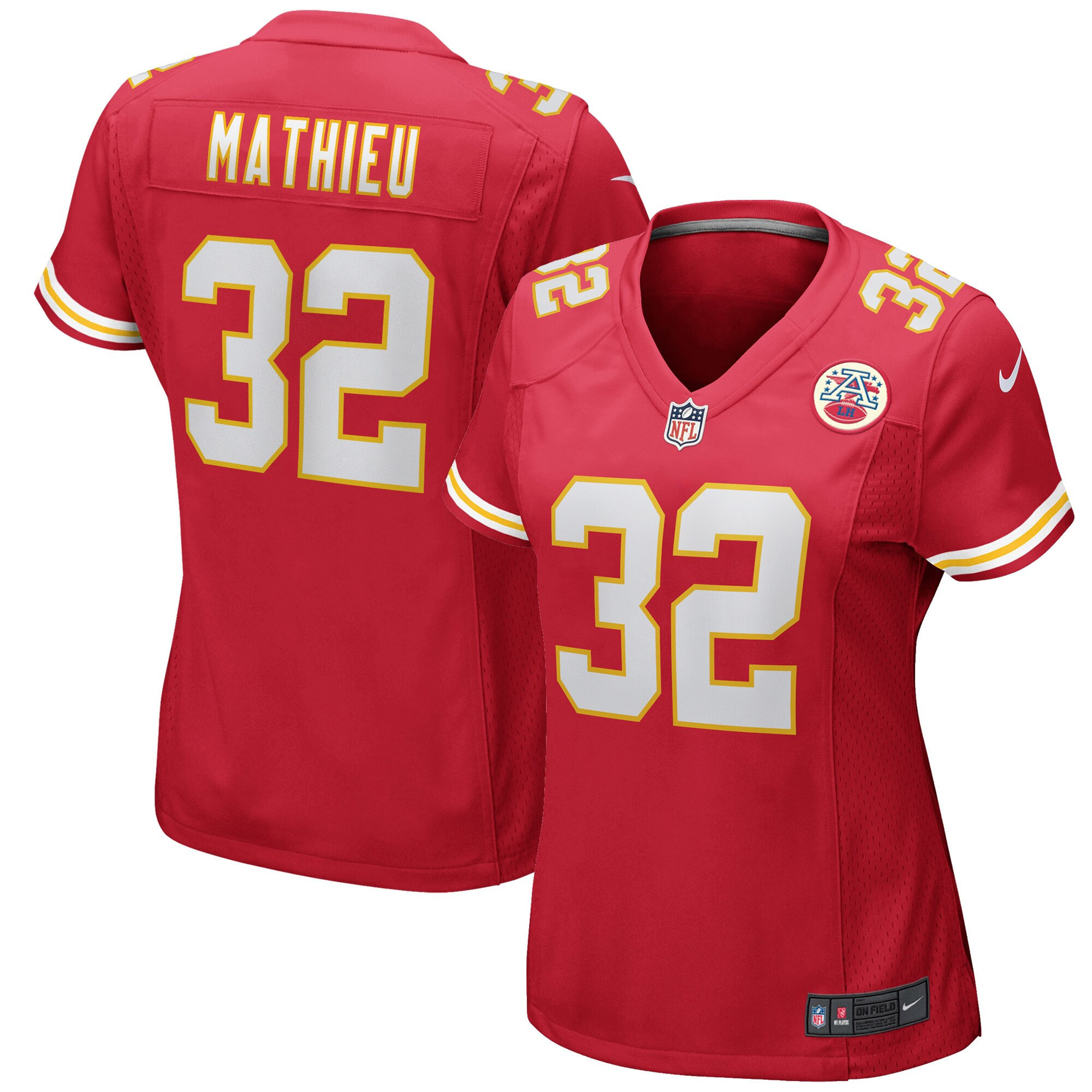 Tyrann Mathieu Kansas City Chiefs Womens Game Jersey - Red Nfl